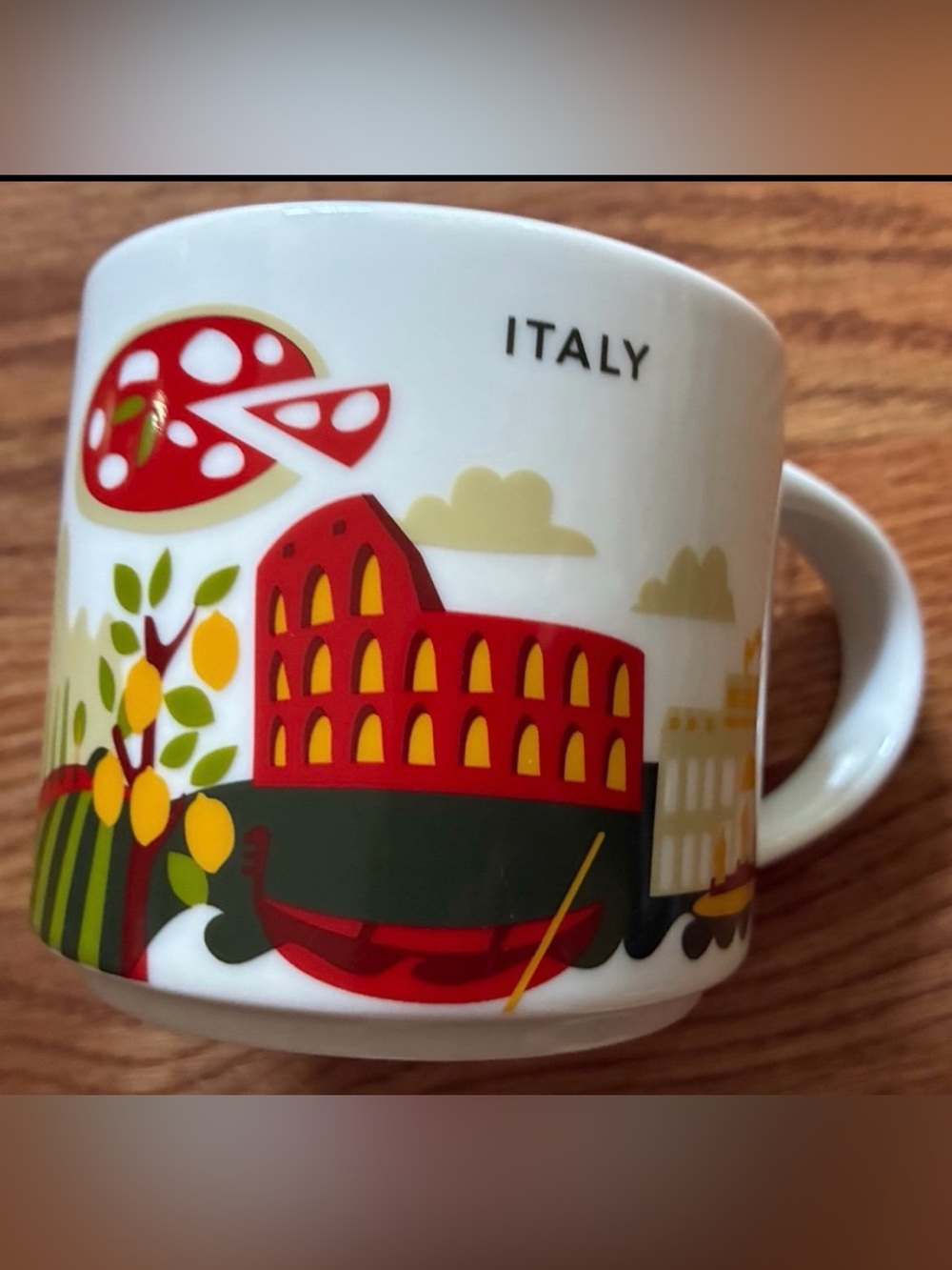 Starbucks collectible Italy mug from you are where collection